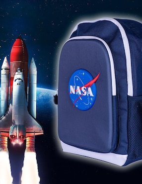 Mochila casual NASA Techzone Logo 3D unisex