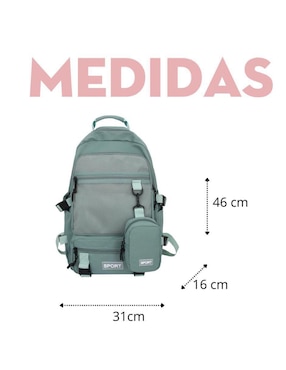 Mochila escolar Mima2 Sport Pocket unisex