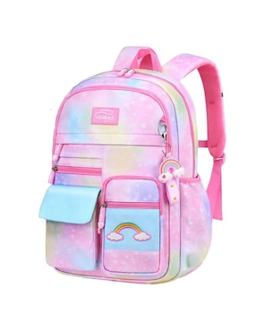 Mochila escolar Likëpink Arcoíris impermeable unisex