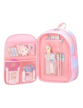 Mochila escolar Likëpink Arcoíris impermeable unisex
