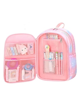 Mochila escolar Likëpink Arcoíris impermeable unisex