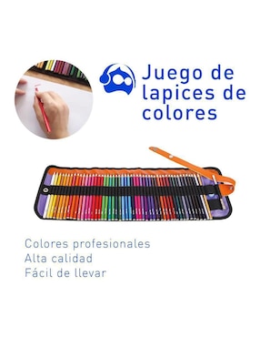 Lápiz de color Bluelander hexagonal 50 piezas