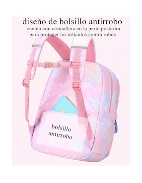 Mochila escolar Lab.G impermeable unisex