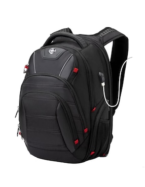 Mochila para viaje Swiss Digital impermeable unisex