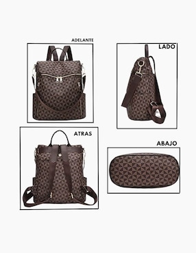 Set mochila casual Likëpink unisex