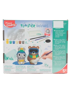 Kit figura para pintar Maped Creativ con 8 piezas