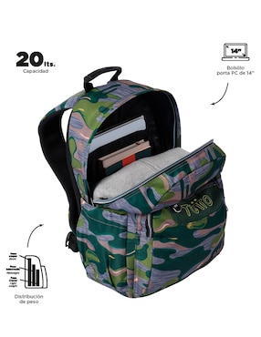 Mochila escolar Totto Ecole unisex
