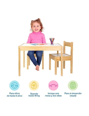 Mesa con sillas armable Shimy
