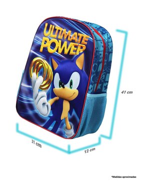 Mochila escolar Sonic Techzone unisex