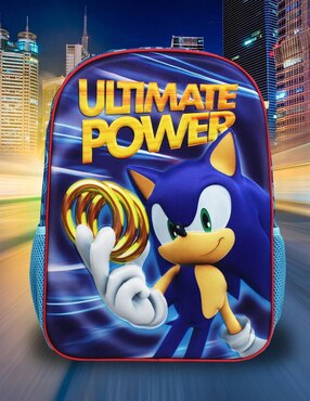Mochila escolar Sonic Techzone unisex