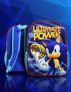 Mochila escolar Sonic Techzone unisex