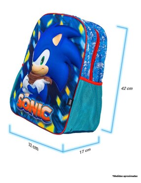 Mochila escolar Sonic Techzone unisex
