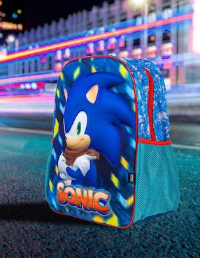 Mochila escolar Sonic Techzone unisex