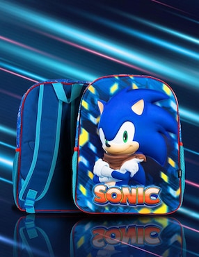 Mochila escolar Sonic Techzone unisex