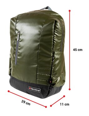 Mochila casual Techzone Waterproof impermeable unisex