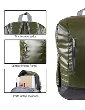 Mochila casual Techzone Waterproof impermeable unisex