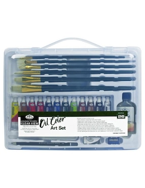 Pinturas óleo Royal Langnickel Essentials Clearview 26 piezas