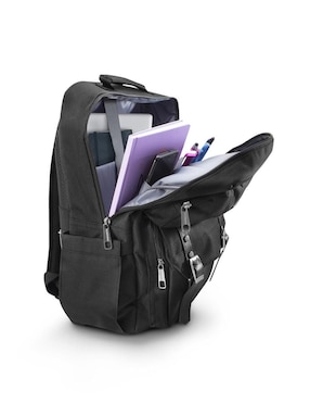 Mochila con portalaptop Idea Nuova impermeable unisex
