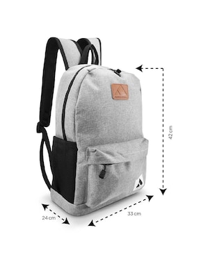 Mochila con portalaptop Idea Nuova impermeable unisex