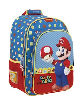 Mochila escolar Mario Bros Chenson Mush unisex