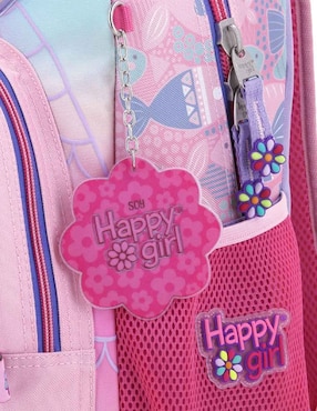Mochila escolar Happy Girl Chenson Syl unisex