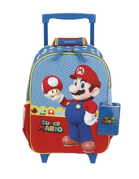 Mochila Escolar Mario Bros Chenson Mush