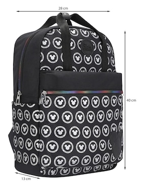 Mochila escolar mickey mouse W capsule para mujer