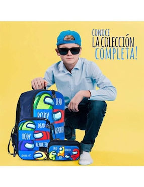 Mochila escolar Among Us Keepack unisex