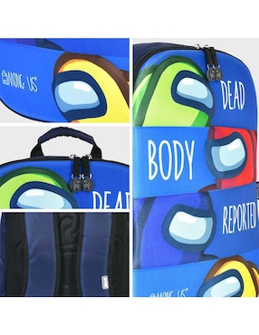 Mochila escolar Among Us Keepack unisex