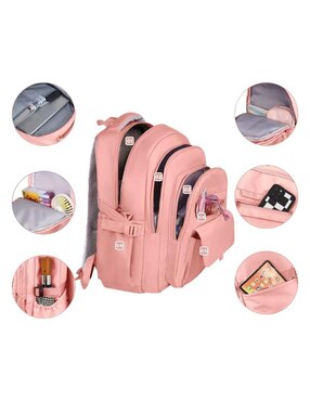 Mochila escolar Genérica impermeable unisex