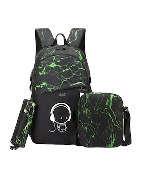 Set Mochila Escolar Impermeable