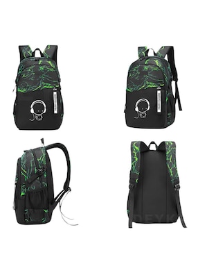 Set mochila escolar Genérica impermeable unisex