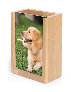 Porta lapiceros Kikkerland de madera