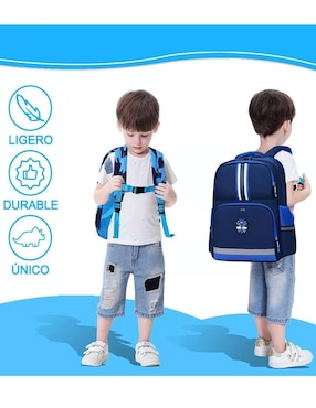 Mochila escolar Genérica impermeable unisex