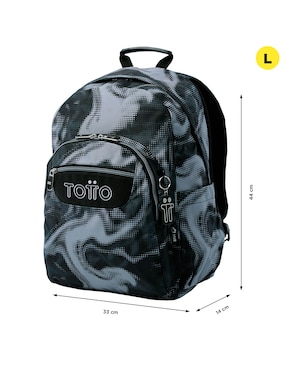 Mochila con portalaptop Totto Ecole unisex