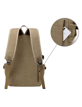 Mochila escolar Genérica impermeable unisex