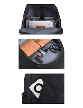 Mochila escolar Genérica impermeable unisex