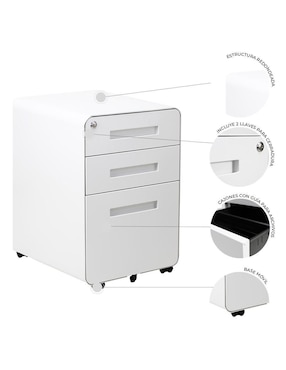 Archivero de metal Mundo In Premium