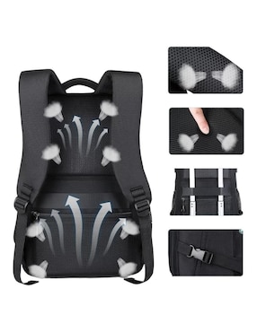 Mochila escolar Genérica impermeable unisex
