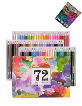 Set Lápiz De Color Likëpink VividSketch Redondo 72 Piezas