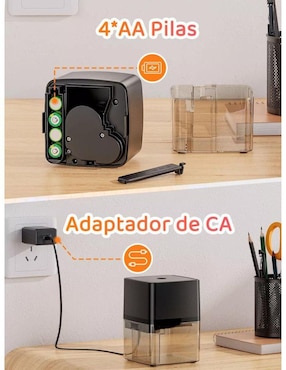 Sacapuntas eléctrico Likëpink de plástico