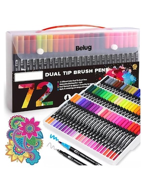 Set de plumones 72 piezas