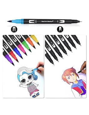 Set de plumones 72 piezas