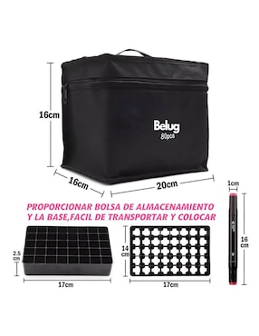 Set de plumones 80 piezas