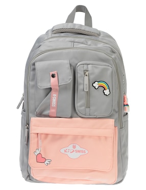 Mochila escolar Kswiss Cloudy impermeable unisex