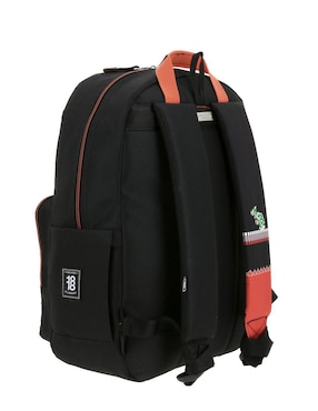 Mochila escolar Mario Bros Chenson Fuego unisex