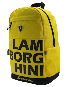 Mochila escolar Lamborghini American Bags Lamborghini Yellow unisex
