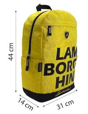 Mochila escolar Lamborghini American Bags Lamborghini Yellow unisex