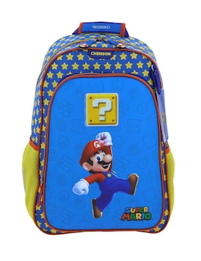 Mochila Escolar Mario Bros Chenson Powp