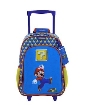 Mochila Escolar Mario Bros Chenson Powp